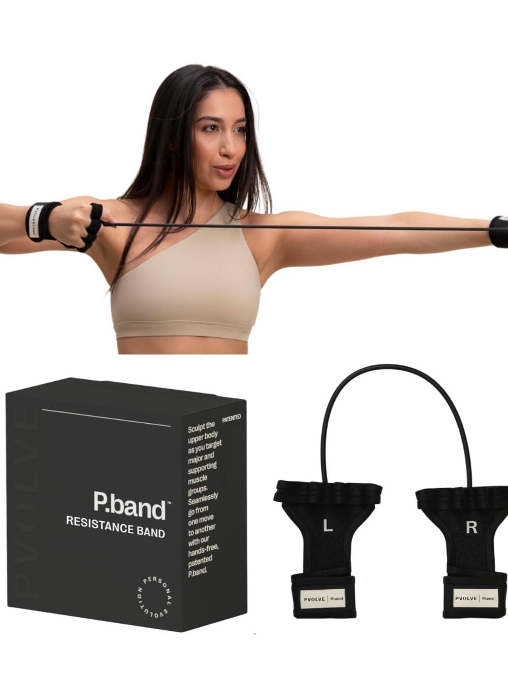 NIB Pvolve P.Band Exercise Resistance Band - Home Workout Equipment